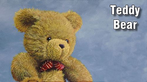 how to paint teddy bear fur acrylic painting