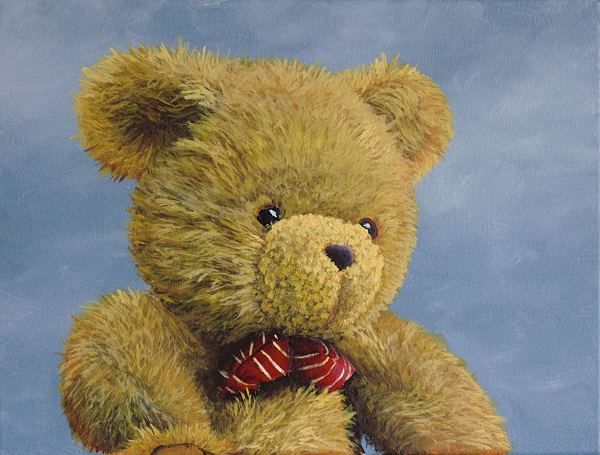 how to paint fur and hair soft toys
