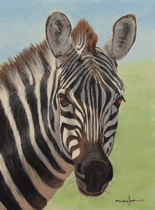 how to paint animals zebra