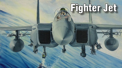 how to paint fighter jet avaition art