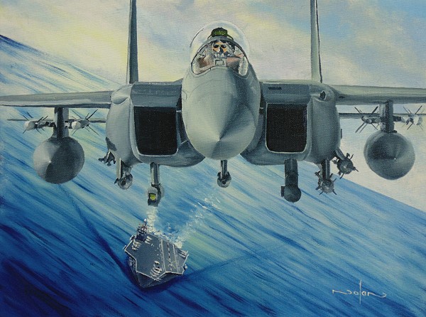 avaition art tutorial f-15 fighter jet plane