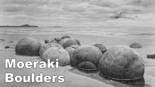 how to draw boulders