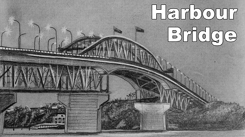 how to draw a bridge